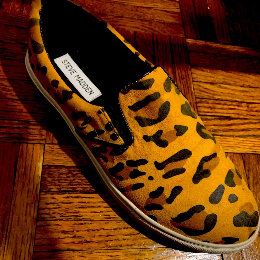 Steve Madden Leopard Print Sneakers